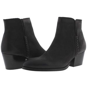 Distressed Leather Booties